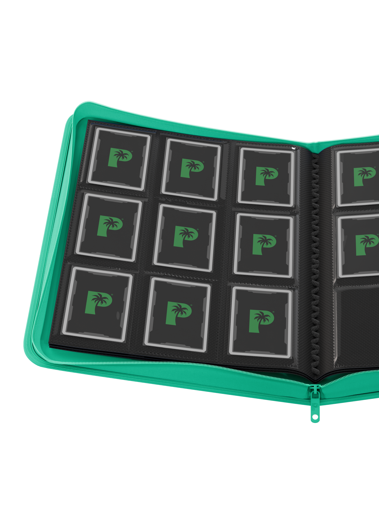 Collector's Series 9 Pocket Zip Binder - Turquoise