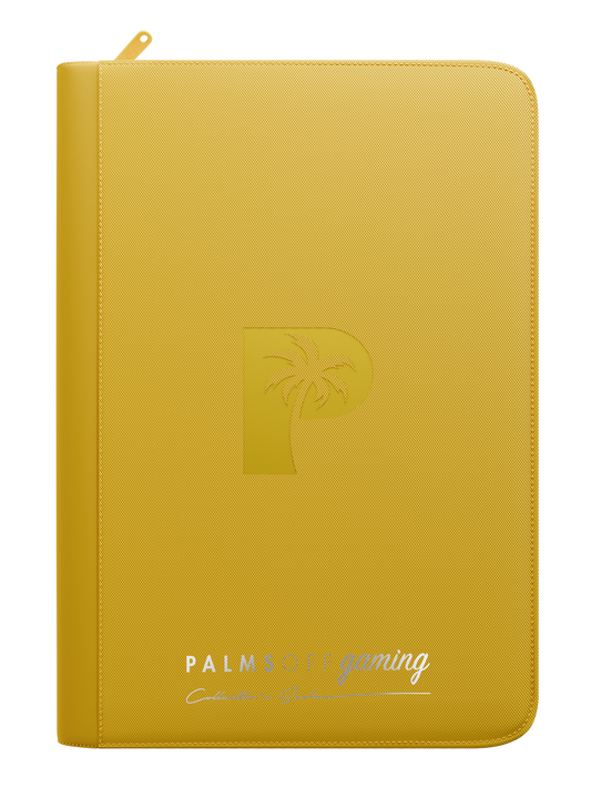Collector's Series 9 Pocket Zip Binder - Yellow