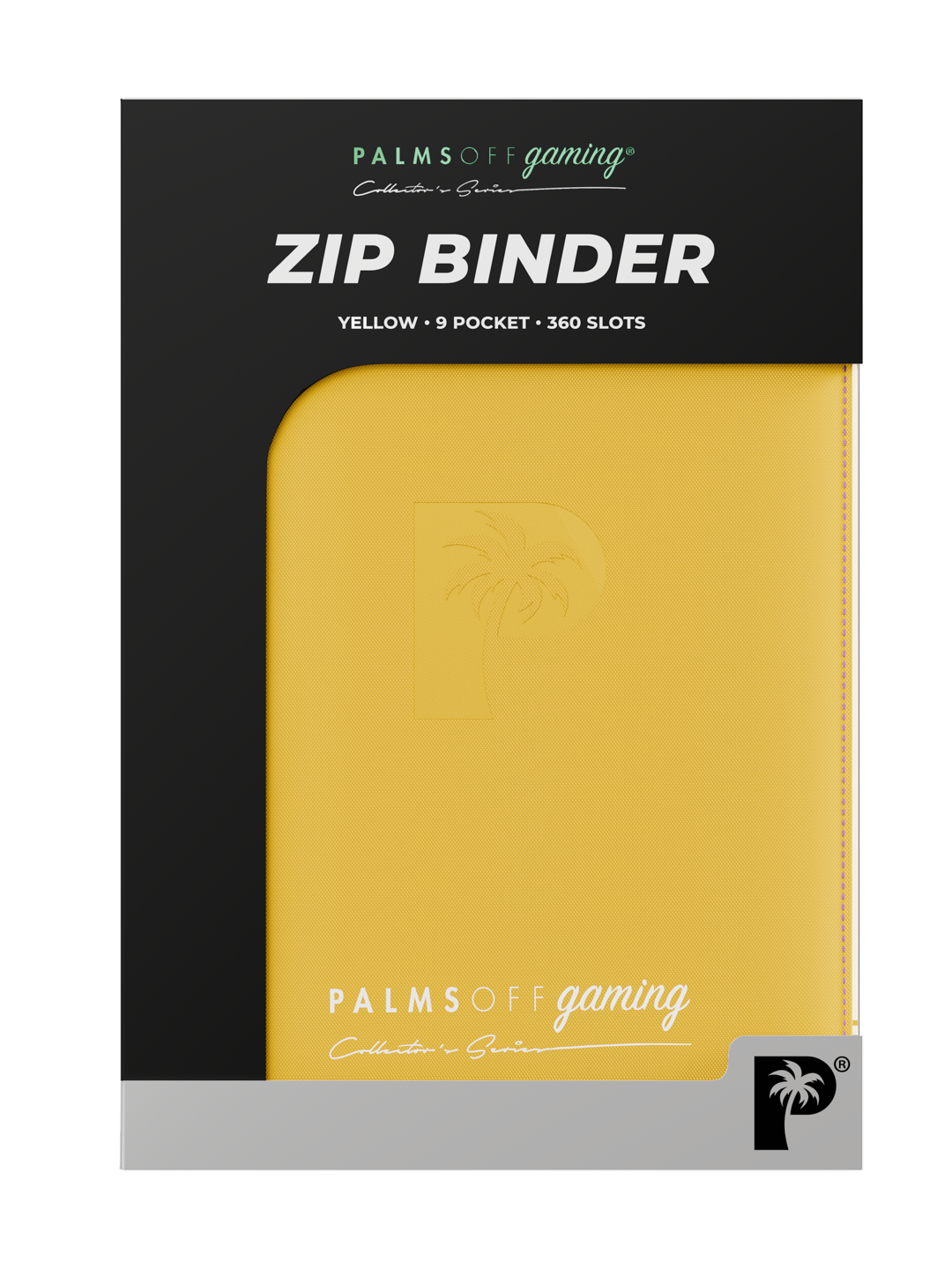 Collector's Series 9 Pocket Zip Binder - Yellow