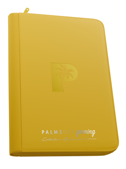 Collector's Series 9 Pocket Zip Binder - Yellow
