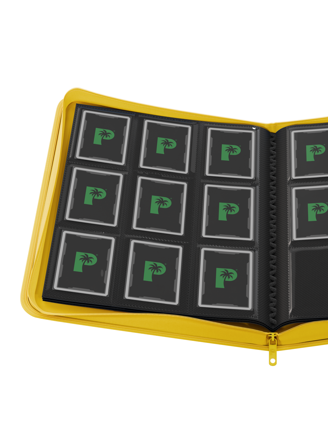 Collector's Series 9 Pocket Zip Binder - Yellow