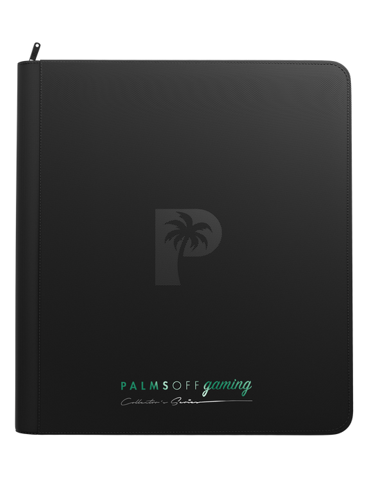 Collector's Series 12 Pocket Zip Binder - Black
