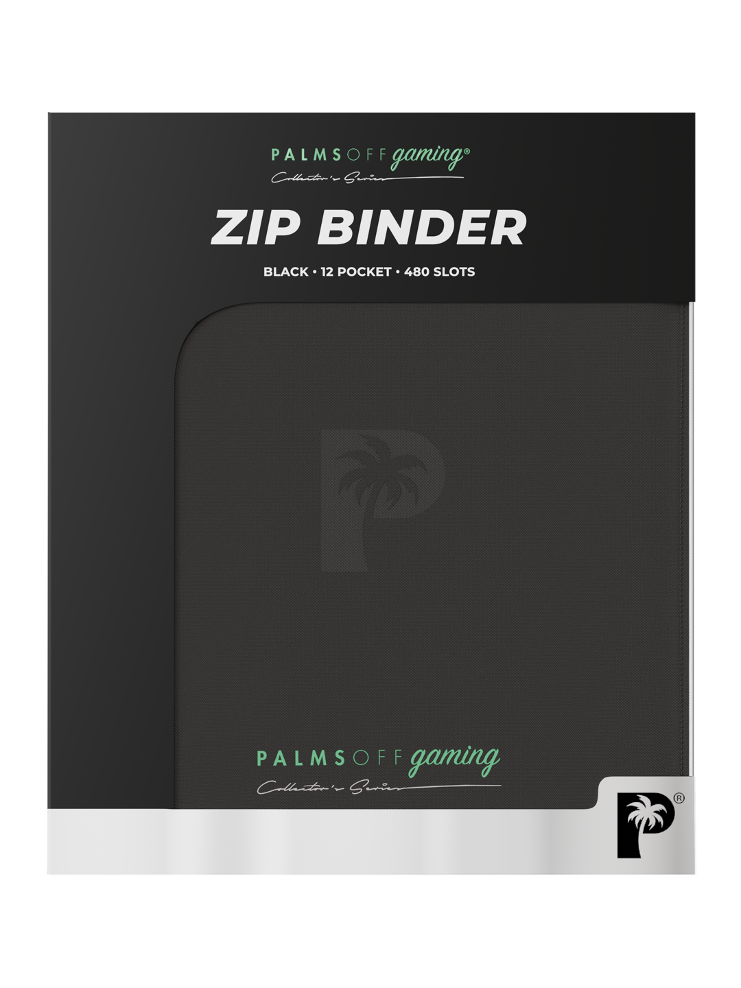Collector's Series 12 Pocket Zip Binder - Black