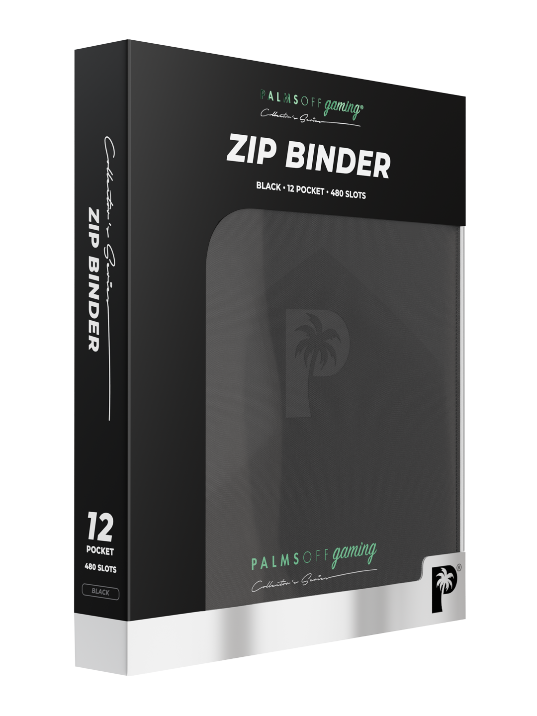 Collector's Series 12 Pocket Zip Binder - Black
