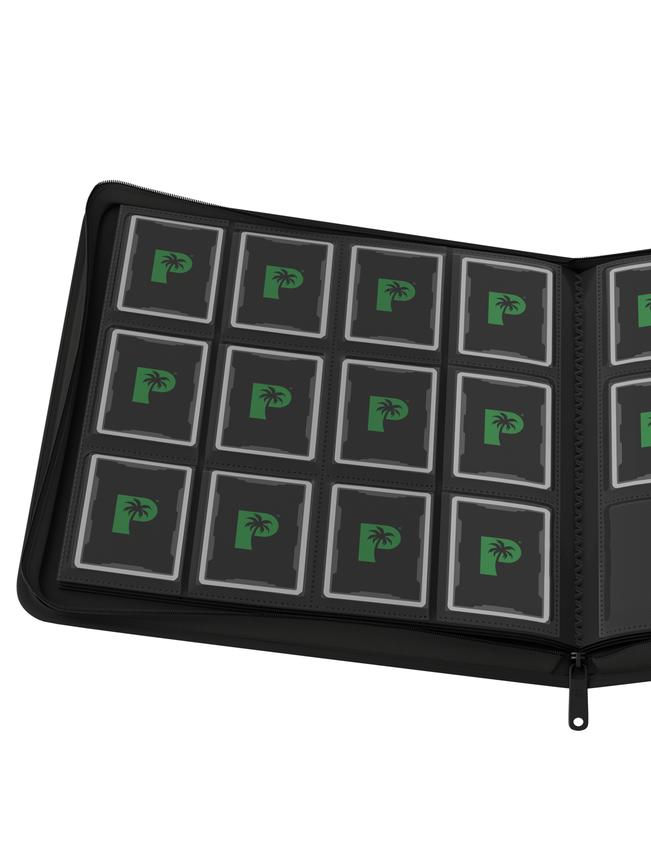 Collector's Series 12 Pocket Zip Binder - Black