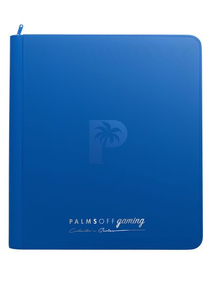 Collector's Series 12 Pocket Zip Binder - Blue