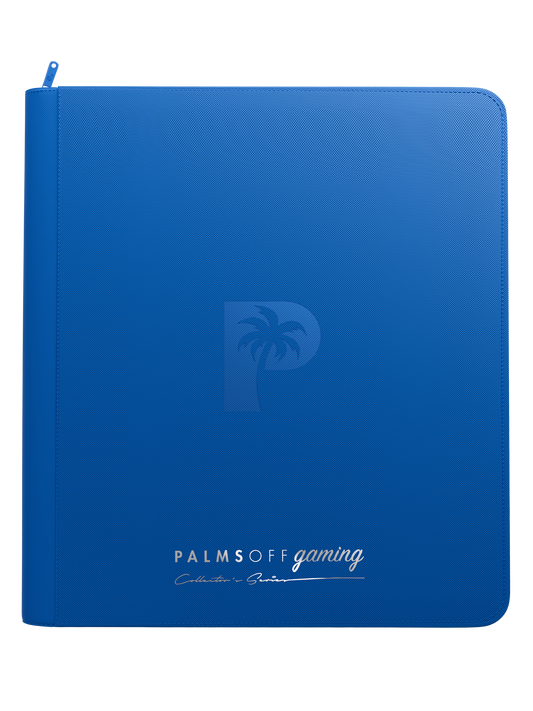 Collector's Series 12 Pocket Zip Binder - Blue