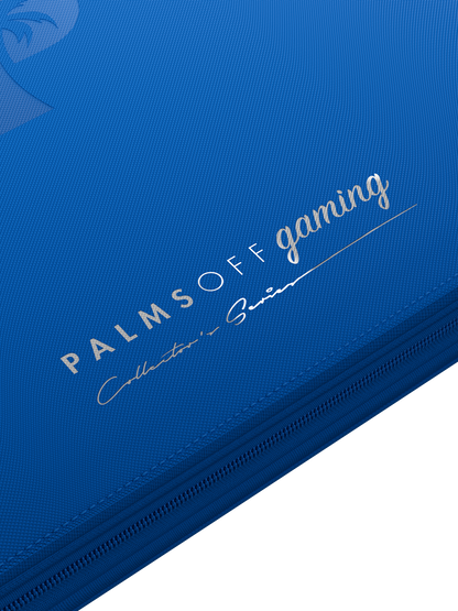 Collector's Series 12 Pocket Zip Binder - Blue