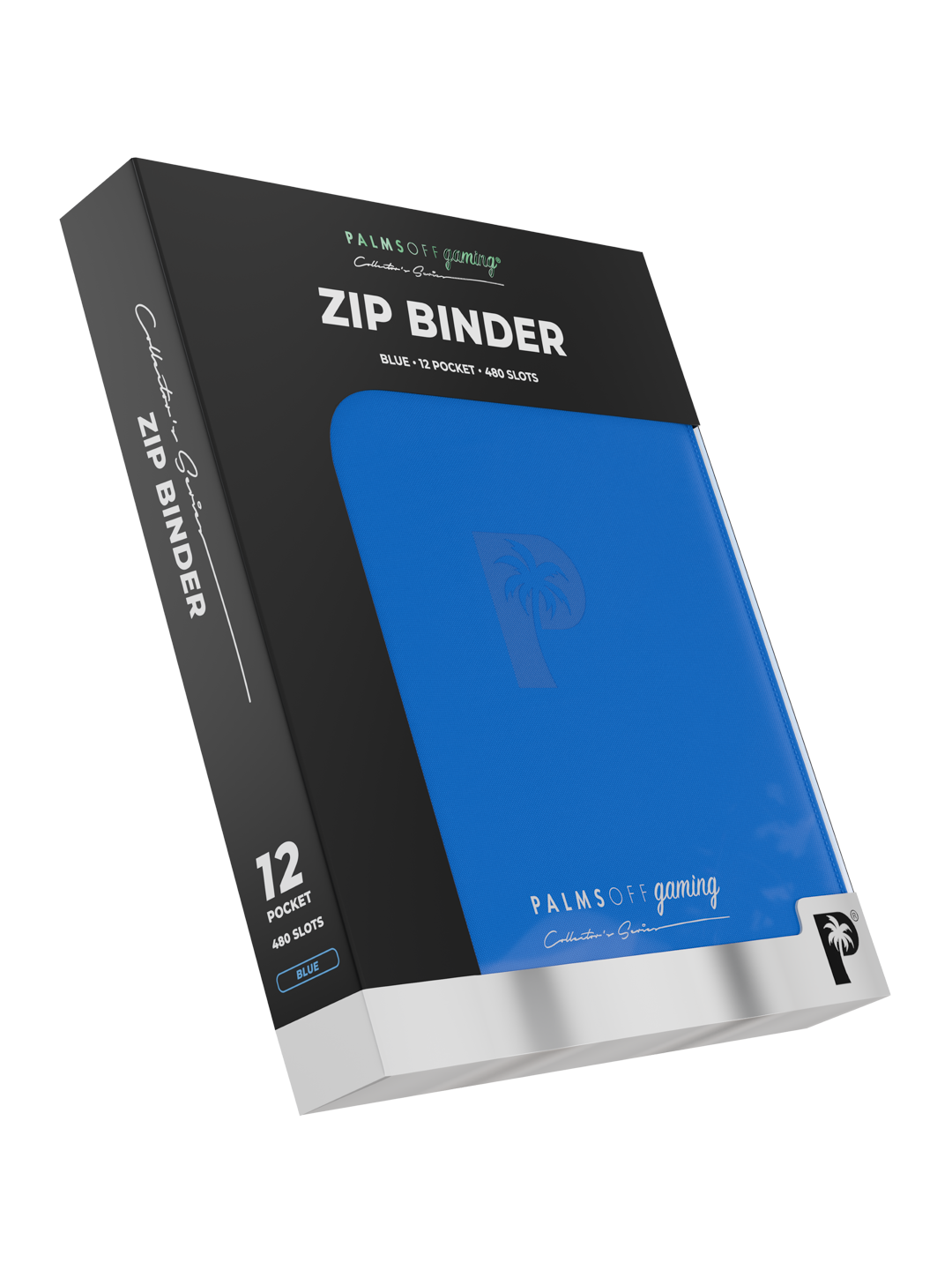 Collector's Series 12 Pocket Zip Binder - Blue