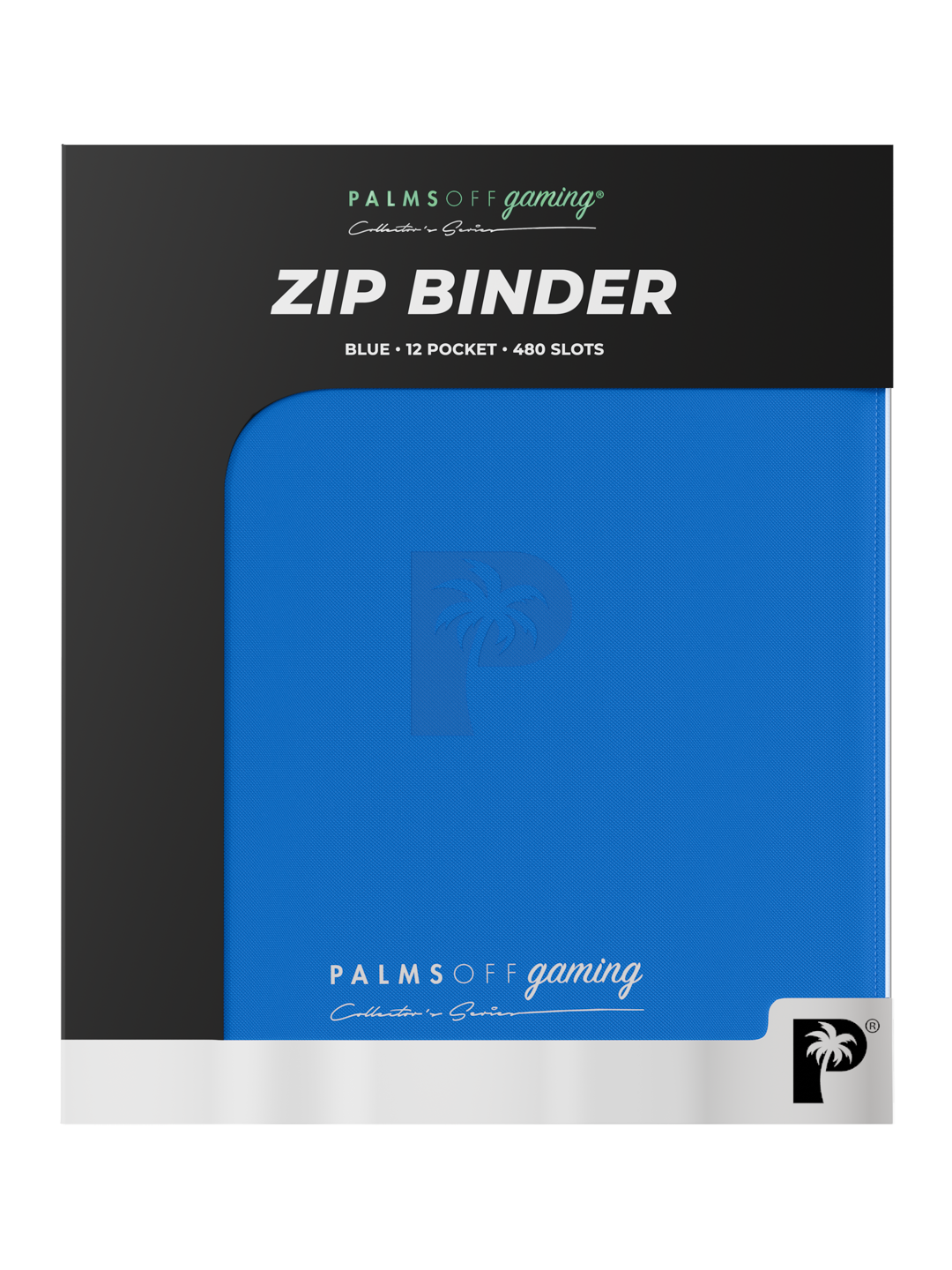 Collector's Series 12 Pocket Zip Binder - Blue