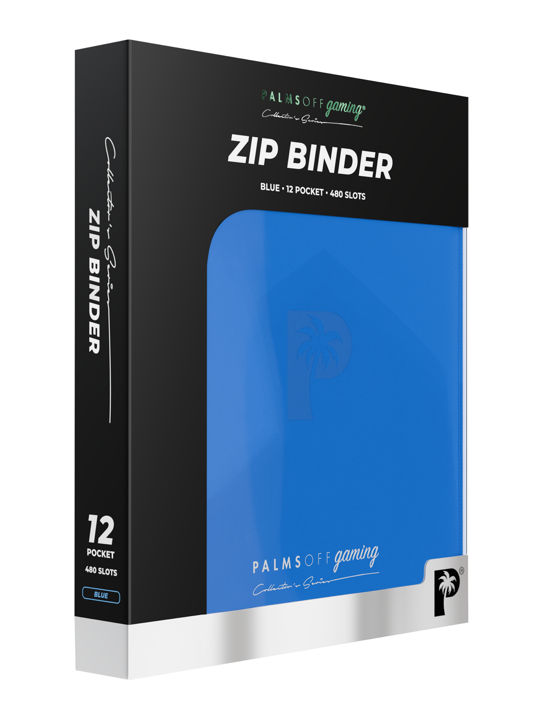 Collector's Series 12 Pocket Zip Binder - Blue