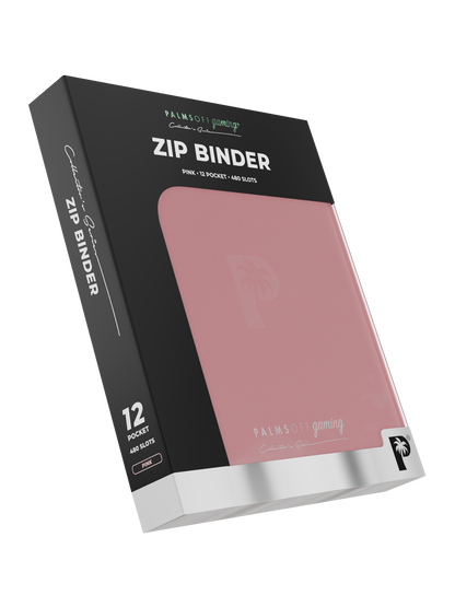 Collector's Series 12 Pocket Zip Binder - Pink
