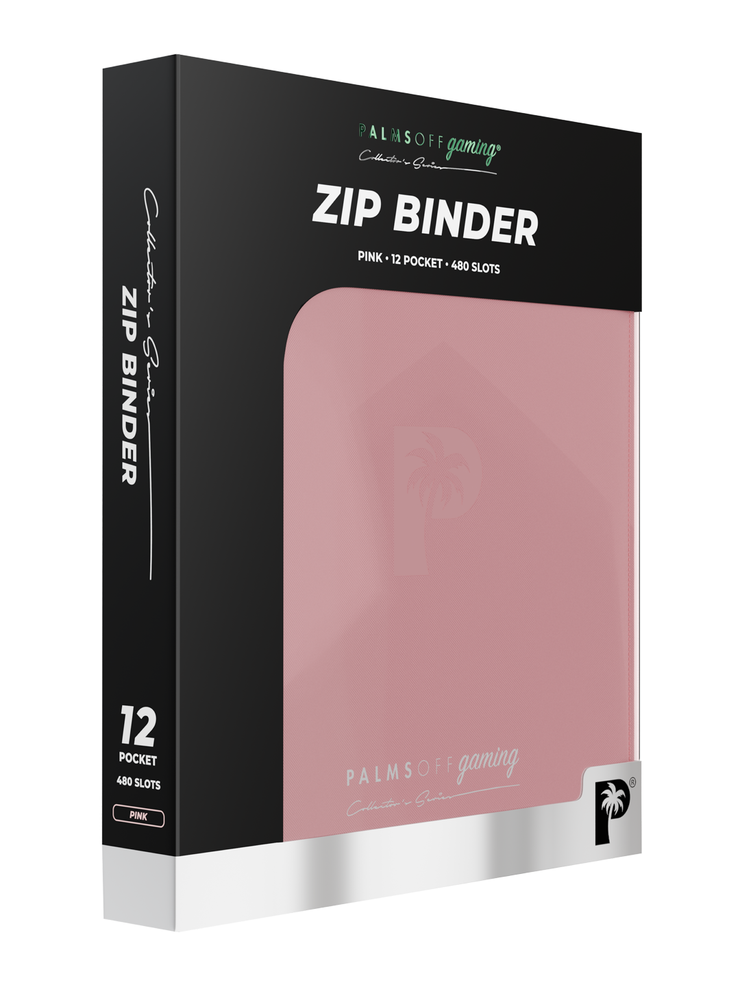 Collector's Series 12 Pocket Zip Binder - Pink