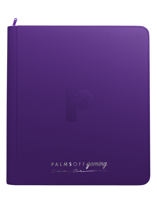 Collector's Series 12 Pocket Zip Binder - Purple