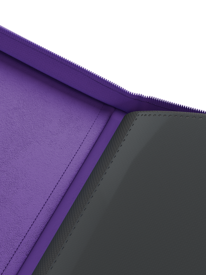 Collector's Series 12 Pocket Zip Binder - Purple