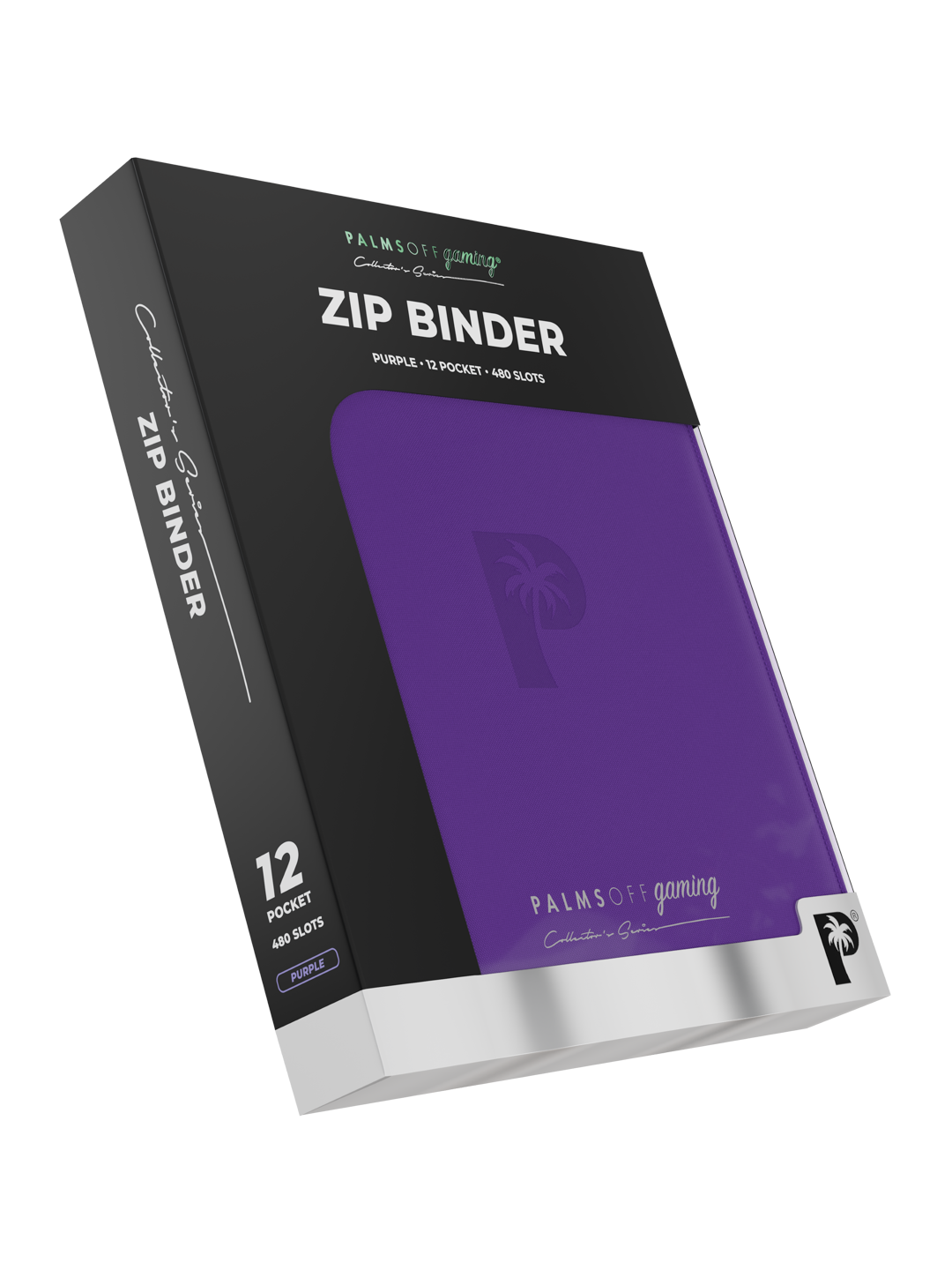 Collector's Series 12 Pocket Zip Binder - Purple