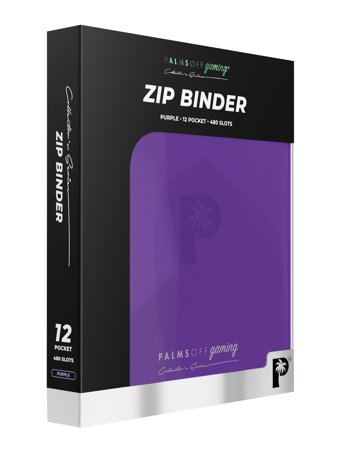 Collector's Series 12 Pocket Zip Binder - Purple