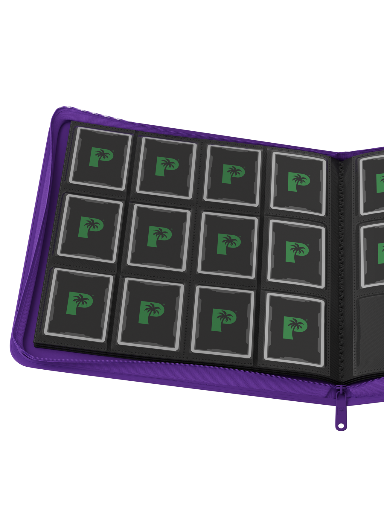 Collector's Series 12 Pocket Zip Binder - Purple
