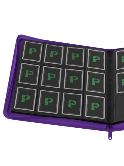 Collector's Series 12 Pocket Zip Binder - Purple