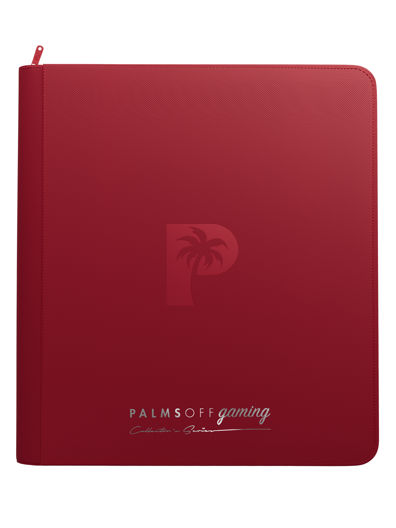 Collector's Series 12 Pocket Zip Binder - Red