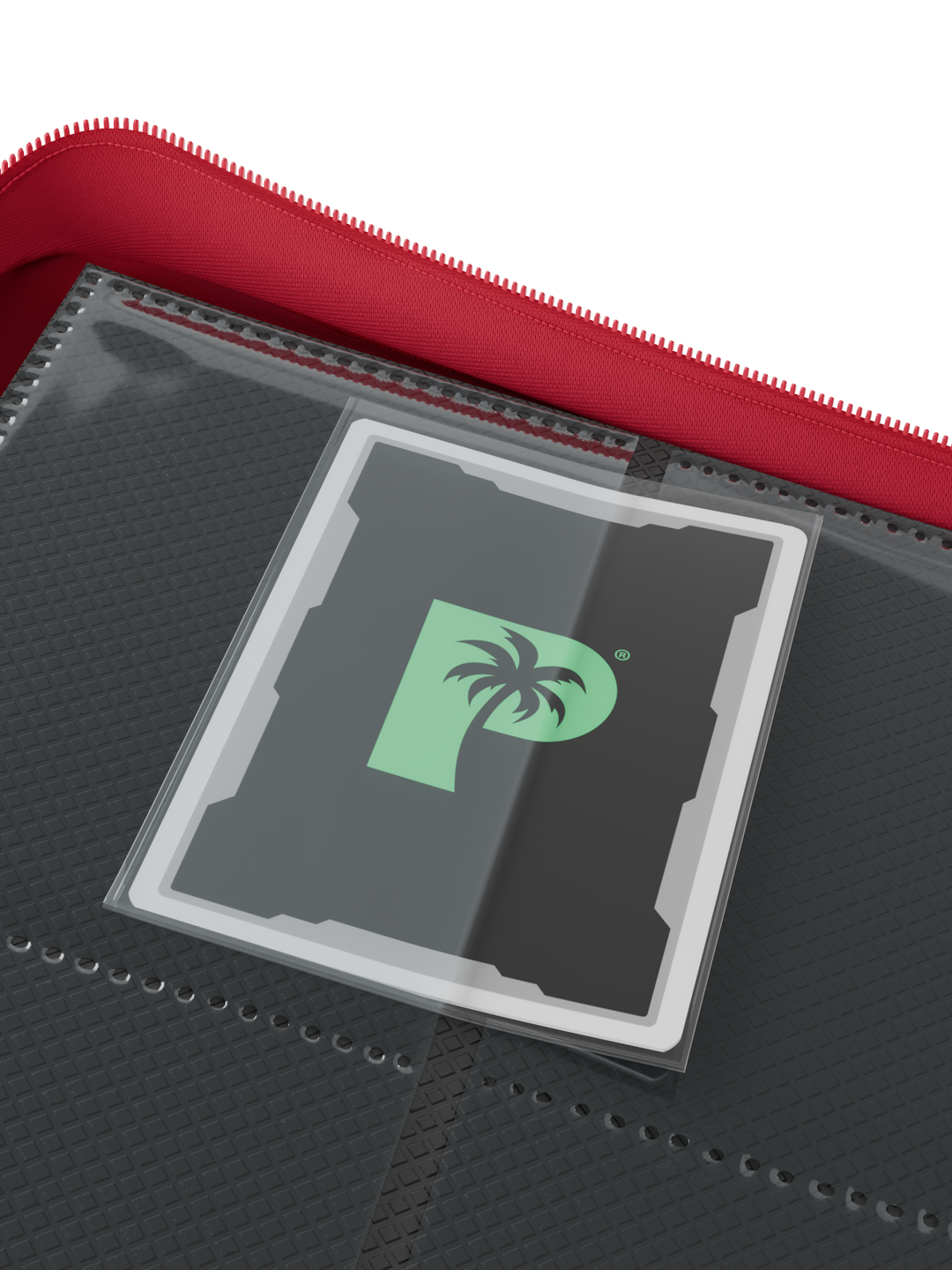 Collector's Series 12 Pocket Zip Binder - Red