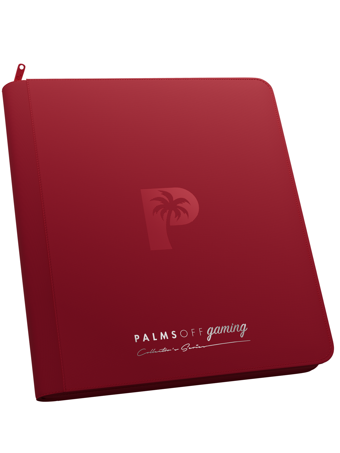 Collector's Series 12 Pocket Zip Binder - Red