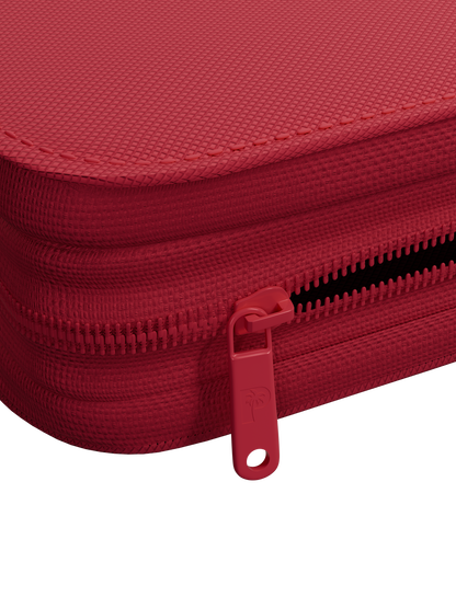 Collector's Series 12 Pocket Zip Binder - Red