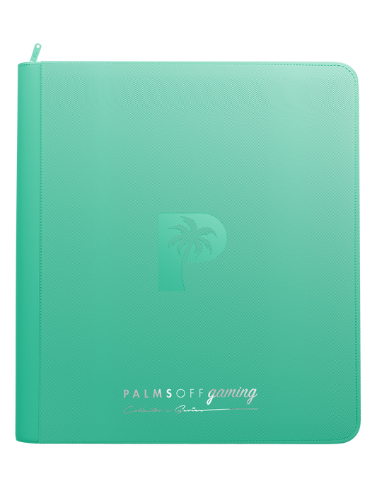 Collector's Series 12 Pocket Zip Binder - Turquoise