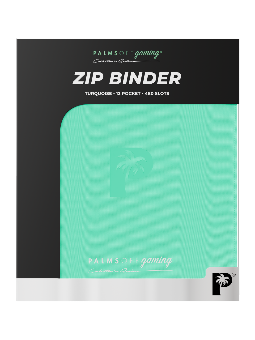 Collector's Series 12 Pocket Zip Binder - Turquoise