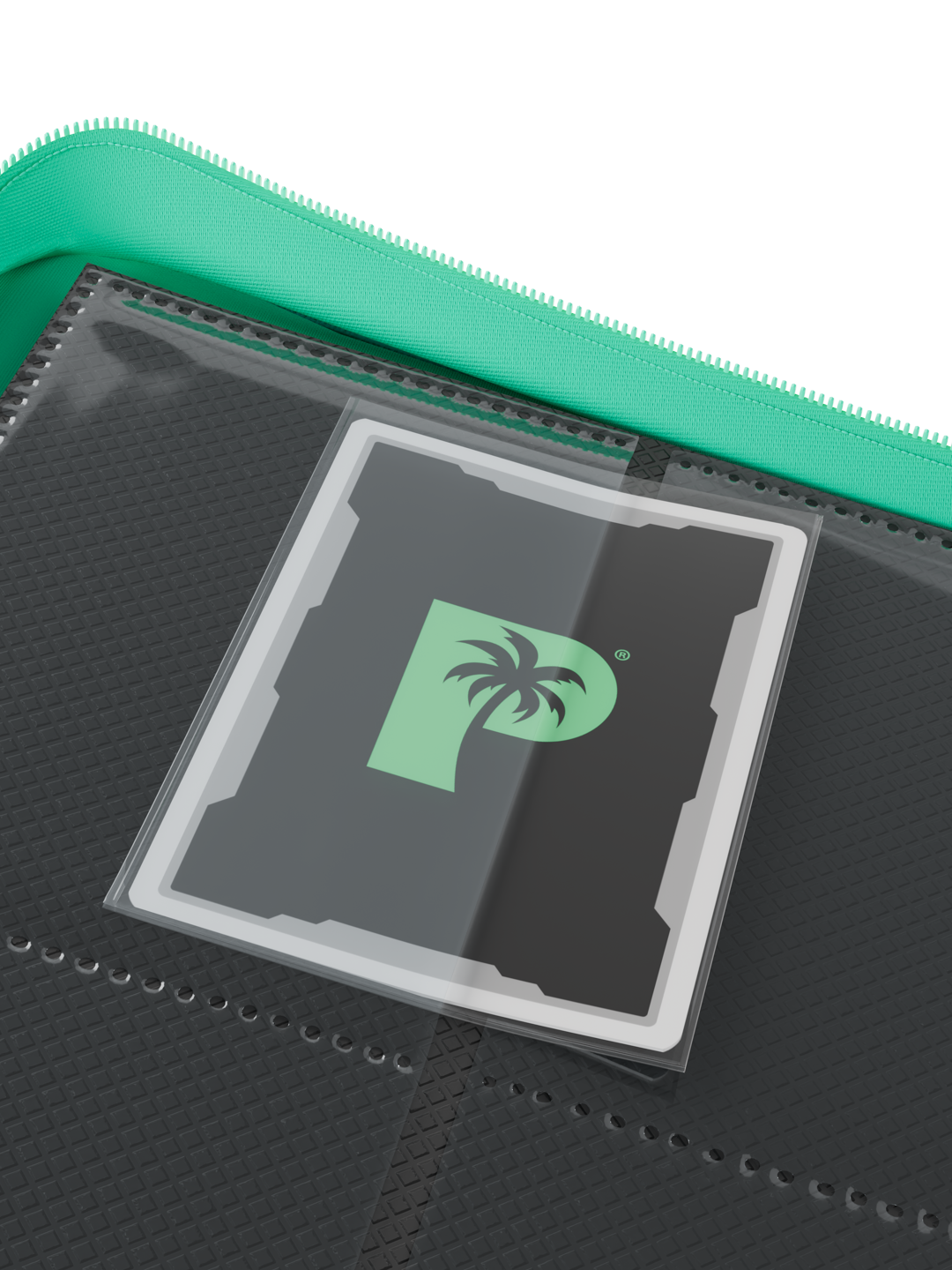 Collector's Series 12 Pocket Zip Binder - Turquoise