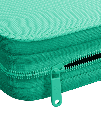 Collector's Series 12 Pocket Zip Binder - Turquoise