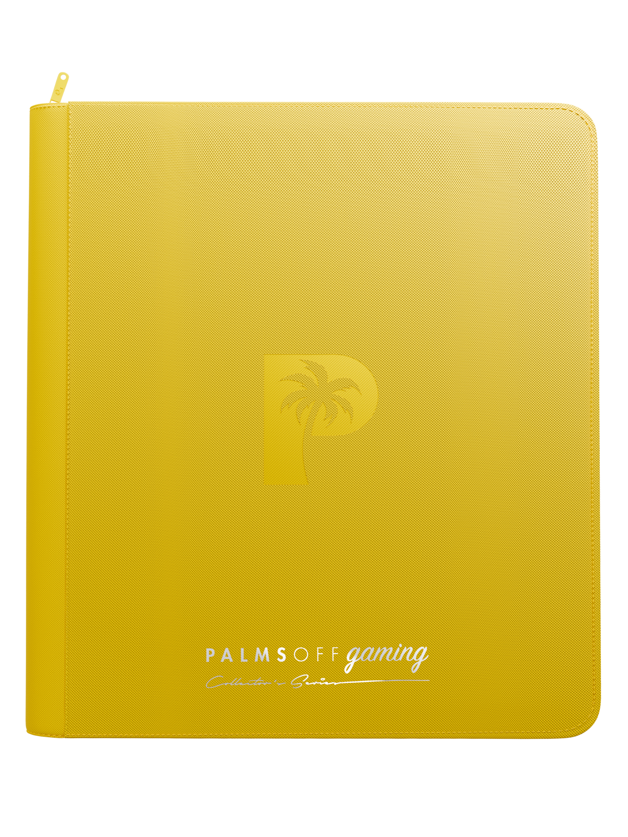 Collector's Series 12 Pocket Zip Binder - Yellow