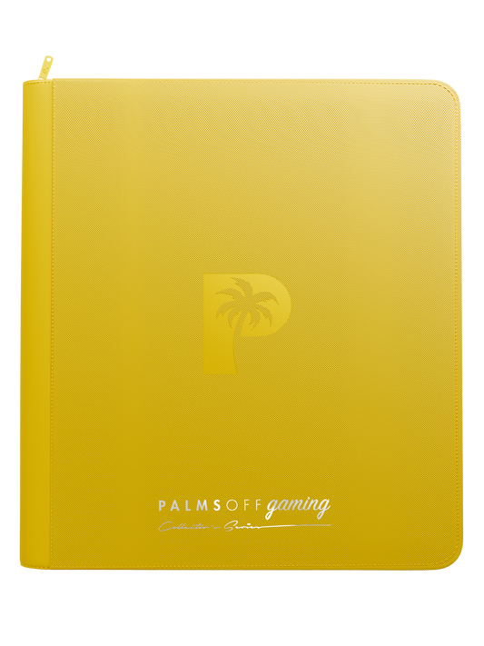 Collector's Series 12 Pocket Zip Binder - Yellow