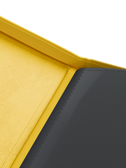 Collector's Series 12 Pocket Zip Binder - Yellow