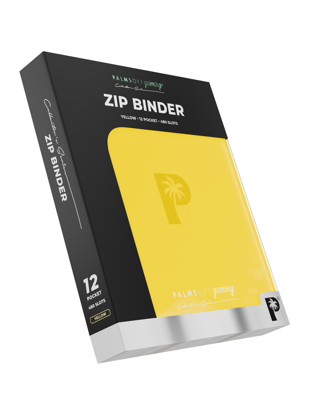 Collector's Series 12 Pocket Zip Binder - Yellow