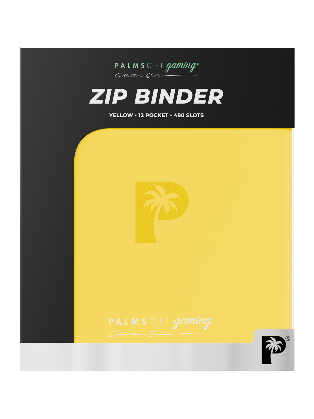 Collector's Series 12 Pocket Zip Binder - Yellow