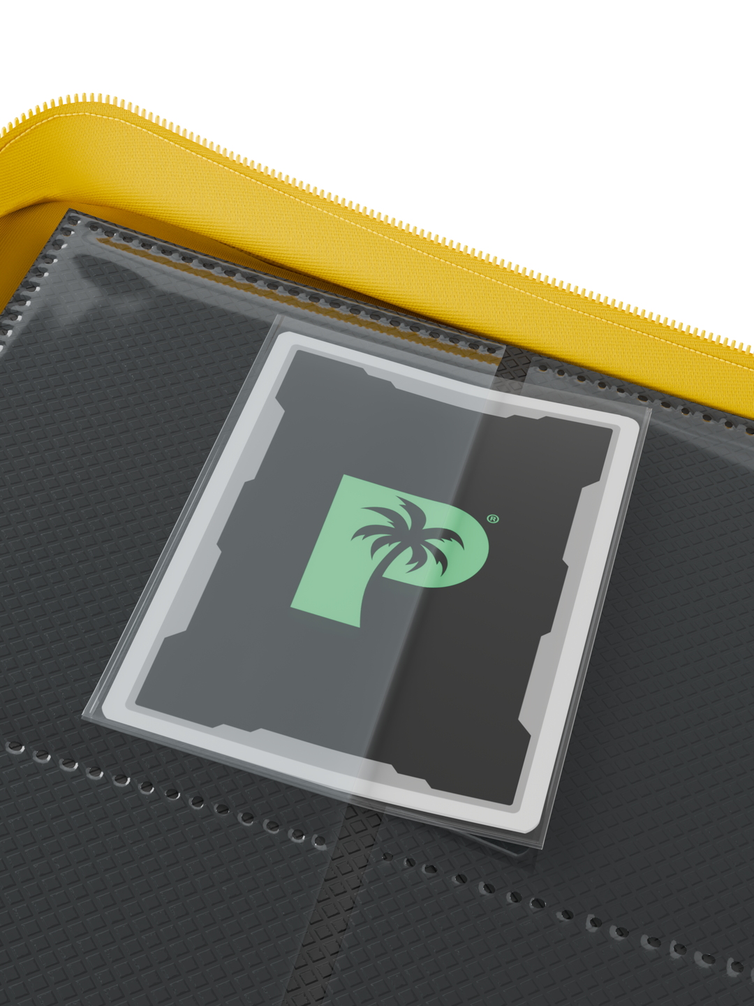 Collector's Series 12 Pocket Zip Binder - Yellow