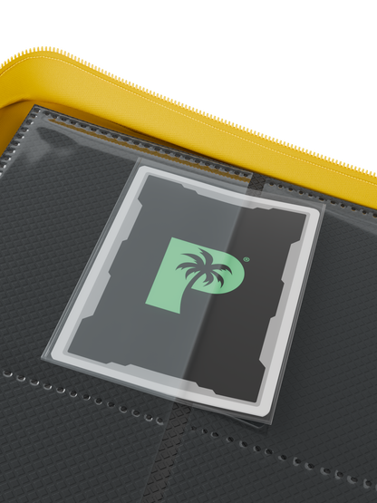 Collector's Series 12 Pocket Zip Binder - Yellow