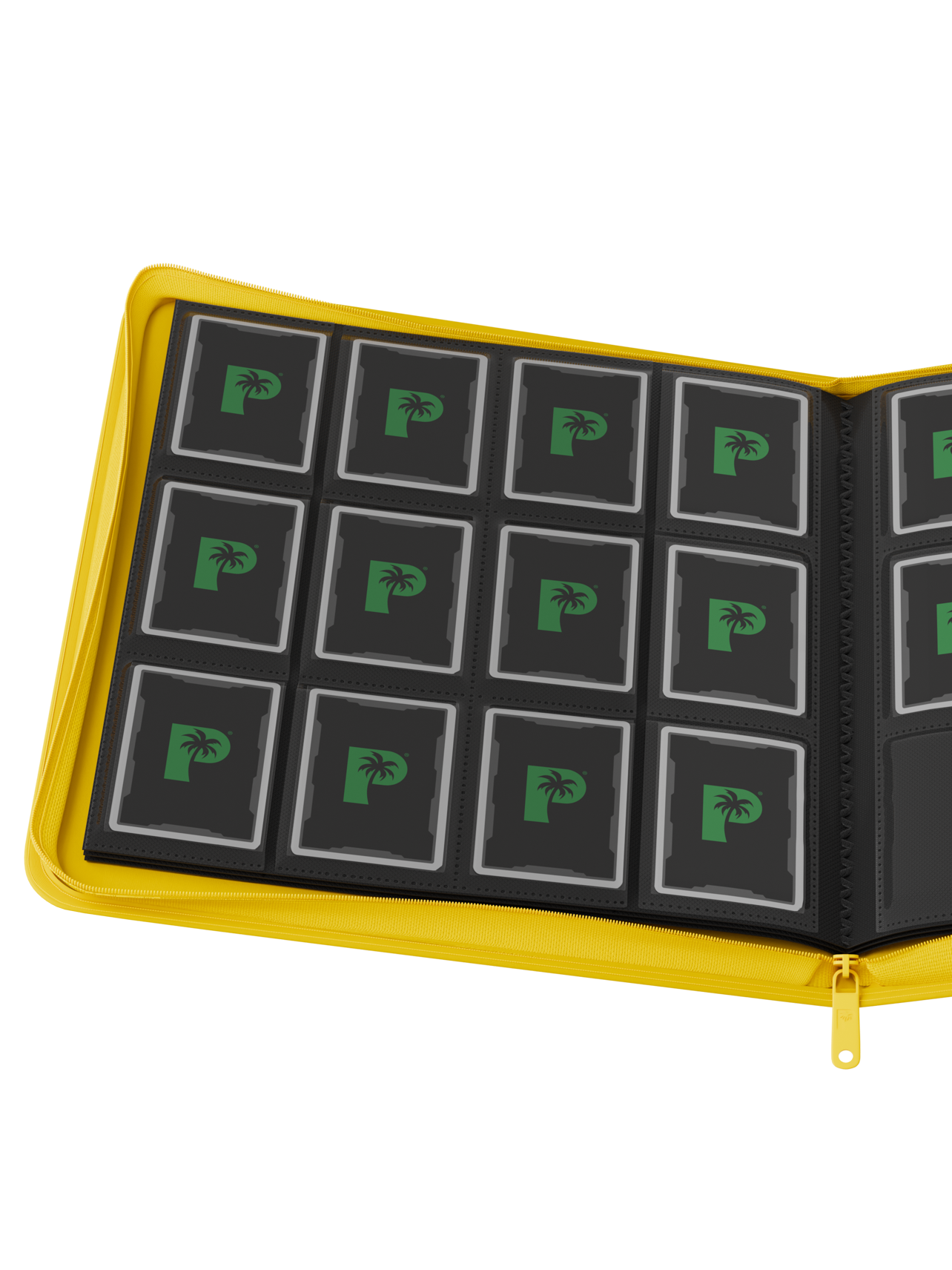 Collector's Series 12 Pocket Zip Binder - Yellow
